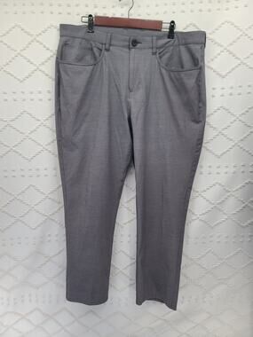 Golf Pro tour 5 pocket gray pants Size 38x29 athleisure preppy moisture wicking